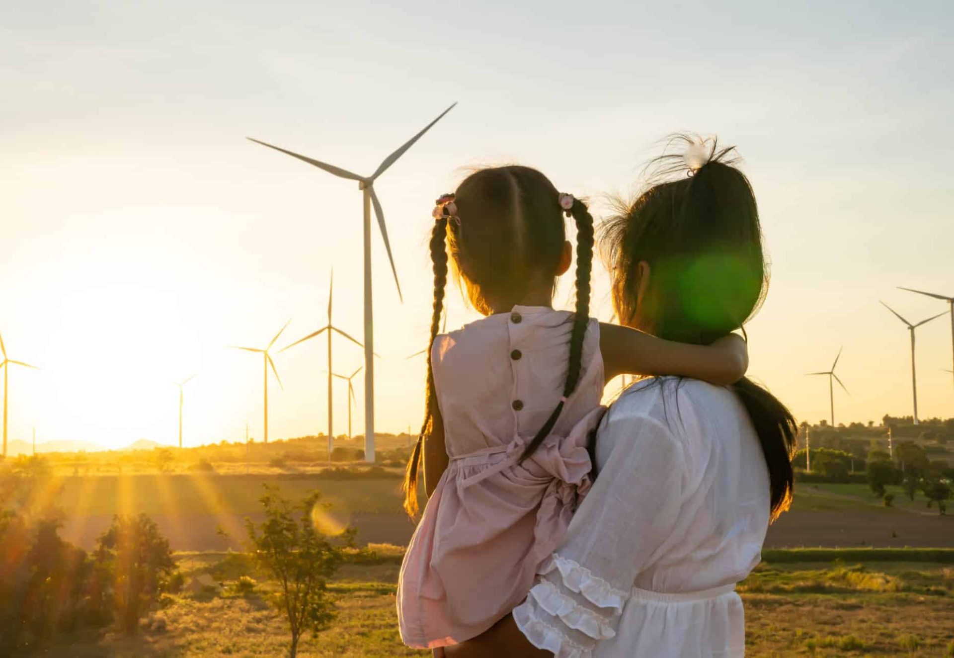 Wind,Turbines,Are,Alternative,Electricity,Sources,,The,Concept,Of,Sustainable